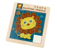 JunZheHub Jouet de Tri de Formes Animales Colorées pour Les Tout-petits, Lion