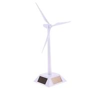 JunZheHub Jouet Éducatif pour Enfants Maquette Éolienne à Assembler Miniature Énergie Solaire Jouet Scientifique Pédagogique Adapté à la Maison Bureau