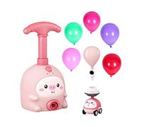 JunZheHub Jouet Lanceur Voiture Jouet de Science Éducatif Pompe à Ballon Manuelle Jeu d'Inertie pour Enfants Adapté aux Garçons Filles Apprentissage