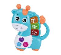 JunZheHub Jouets Musicaux pour Bébés, Pianos Musicaux, Jouets pour Tout-petits de 12 à 18 Mois, Pianos Musicaux Animaux de Noël pour Bébés de 1 An et 6 à 12 Moi, bleu, cerf