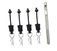 JunZheHub Lot de 4 Clips de Fixation pour Carrosserie de Voiture Télécommandée. Ces Clips En Métal à Haute Résistance, Dotés D'une Goupille D'un, 4 Pièces
