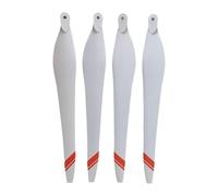 JunZheHub Lot de 4 Hélices En Fibre de Carbone pour Drone RC, Accessoires de Télécommande pour Avion RC, Fixation Rapide, Installation Facile, Faible Bruit, ROUGE