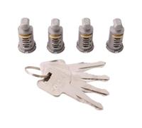 JunZheHub Lot de 4 Verrous de Galerie de Toit, Remplacement de Barre Transversale avec Clés, 4keys