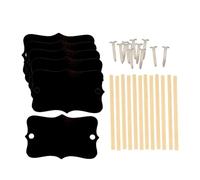 JunZheHub Lot de 6 étiquettes Amovibles et Inscriptibles En Acrylique pour Paniers, Idéales pour L'organisation Du Garde-manger, En Classe Ou sur Un Bureau, Style E