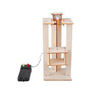 JunZheHub Maquette D'ascenseur En Bois pour L'apprentissage Des Sciences, Des Technologies, de L'ingénierie et Des Mathématiques (STEM) et La Constr