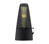 JunZheHub Métronome avec Suivi Du Tempo et Du Rythme, Accessoire Musical Portable et Antirouille, Son Puissant, Universel pour Piano, Guitare, Violoncelle et Sa, Noir