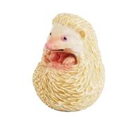 JunZheHub Modèle éducatif, Figurine Animale, Peinte à La Main, Simulation, Petit Ensemble de Jeu Préscolaire, Micro-, Décoration pour Fêtes, Cadeaux, hérisson recroquevillé