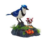 JunZheHub Oiseau Parlant Jouet Sonore Activation Jouet Mouvement Oiseau Commande Voix Jouet Simulation Électronique Perroquet Jouet Plastique Fonction