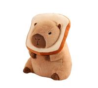 JunZheHub Peluche Capybara En Peluche, Décoration de Chambre à Coucher, Jouet D'accompagnement pour Le Sommeil, Cadeaux D'anniversaire pour Enfants, Adultes et, Pain 30cm
