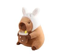 JunZheHub Peluche Capybara En Peluche, Décoration de Chambre à Coucher, Jouet D'accompagnement pour Le Sommeil, Cadeaux D'anniversaire pour Enfants, Adultes et, Lapin 40cm
