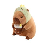 JunZheHub Peluche Capybara En Peluche, Décoration de Chambre à Coucher, Jouet D'accompagnement pour Le Sommeil, Cadeaux D'anniversaire pour Enfants, Adultes et, Dinosaure 30cm