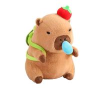 JunZheHub Peluche Capybara - Mignonne Peluche Capybara avec Bulles de Morve à Tirer - Décoration pour La Maison - Poupée Capybara en Peluche pour Enfants, Carapace de Tortue B