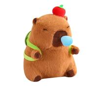 JunZheHub Peluche Capybara - Mignonne Peluche Capybara avec Bulles de Morve à Tirer - Décoration pour La Maison - Poupée Capybara en Peluche pour Enfants, Carapace de Tortue A
