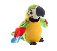 JunZheHub Perroquet en Peluche électrique pour Enfants, Une Expérience d'apprentissage Interactive, Vert