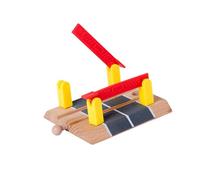 JunZheHub Pièces de Circuit de Train pour Enfants, Composants de Route et de Chemin de Fer, Jouets D'apprentissage, Passage à niveau