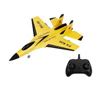 JunZheHub Planeur Télécommandé SU-35 FX620 à 2 Canaux, Modèle de Loisir avec éclairage Attrayant, pour Les Garçons et Les Filles, Batterie Jaune 3