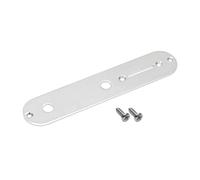 JunZheHub Plaque de Contrôle pour Guitare électrique, Sélecteur de Micros, Pièce de Rechange Professionnelle avec Vis, Installation Facile. Convient pour, Argent