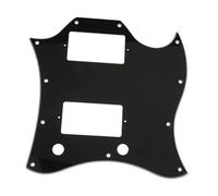 JunZheHub Plaque de Protection de Guitare à 3 Couches pour Guitare électrique SG Standard, Noir
