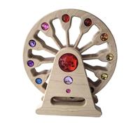 JunZheHub Roue En Bois - Jouet éducatif D'association de Couleurs et de Coordination