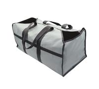JunZheHub Sac de Transport de Bûches avec Poignée de Transport, en Tissu Oxford, Pliable, Idéal pour Le Camping, La Randonnée, La Pêche, La Maison et Les Chemin, Gris