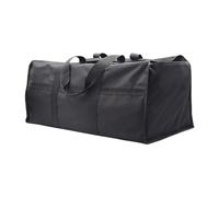 JunZheHub Sac de Transport de Bûches avec Poignée de Transport, en Tissu Oxford, Pliable, Idéal pour Le Camping, La Randonnée, La Pêche, La Maison et Les Chemin, Noir