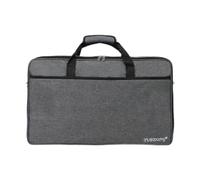 JunZheHub Sacoche Bandoulière pour Pédalier D'effets de Guitare, Sac à Main à Double Fermeture éclair, étui de, Pochette Zippée pour Pédalier, Idéale, 52x32x12.5 Cm