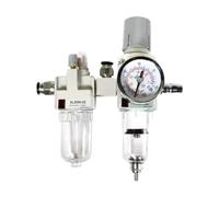 JunZheHub Séparateur Huile Eau avec Raccord Pneumatique pour Démonte-pneus Doté d'un Régulateur de Pression Haute Précision et Matière en PP Adapté à La, A
