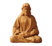 JunZheHub Statue Du Sacré-Cœur de Jésus, Sculpture Religieuse Catholique pour Bureau Ou Pendaison de Crémaillère, Palabina, 15 Cm