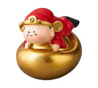 JunZheHub Statue Objet Déco en Résine Figurine de Dieu de Statuette Fantaisiste Modèle Créatif Base Stable Adaptée pour Collection Bureau