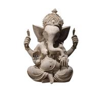 JunZheHub Statuette de Bouddha, Figurine D'éléphant, Ornement En Résine Robuste et Finement Travaillée, Idéale pour La Salle à Manger, Une Maison de Campagn, Petit