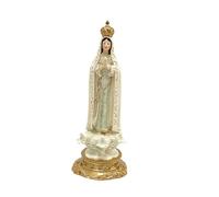JunZheHub Statuette En Résine, Sculpture Debout, Objet de Décoration Religieuse, Pièce de Collection Idéale pour Offrir Ou Décorer La Maison Ou L, beige