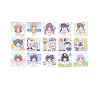JunZheHub Sticker Book Collection Autocollants Livre Activité Cahier DIY Papier Éducatif Créativité Expression Convient Aux Enfants Princesses Création, violet