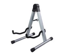 JunZheHub Support de Guitare Pliable En, Support de Guitare de Sol Antidérapant et Polyvalent, Accessoires pour Instruments de Musique, Notamment Pou, Gris Aluminium