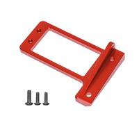 JunZheHub Support de Servo RC En Alliage D'aluminium pour Essieu avant, Accessoire de Châssis, Structure Robuste, Installation Facile, Convient à La Réparat, Rouge
