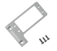 JunZheHub Support de Servo RC En Alliage D'aluminium pour Essieu avant, Accessoire de Châssis, Structure Robuste, Installation Facile, Convient à La Réparat, Argent