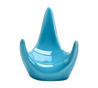 JunZheHub Support D'ocarina En Céramique Antidérapante, Support de Table Multifonctionnel pour Instruments de Musique, Présentoir En Céramique, Bleu