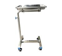 JunZheHub Table D'itruments Res Hauteur Réglable Mobile D'itruments en Acier Inoxydable Robuste Meuble pr Espaces Procédure, Tige
