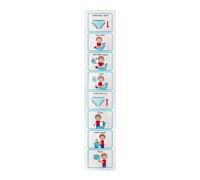 JunZheHub Tableau Visuel pour Enfants : Symboles de Communication Par L'image, Tableau D'apprentissage de La Propreté