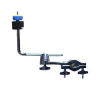JunZheHub Tige de Bras de Cymbale avec Support, Accessoire D'instrument de Percussion, Pièce de Batterie, Bras D'extension Métallique pour Spectacles et