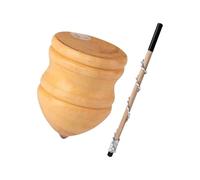 JunZheHub Toupies En Bois avec Tige pour Développer Ses Compétences et S'amuser, 8 Po with 50cm Rod