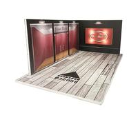 JunZheHub Vitrine de Luxe pour Voitures avec éclairage, Rouge