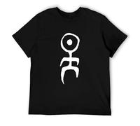 JUNZI Whitey Stenhoe Men's Einsturzende Neubauten Logo T Shirt Black M