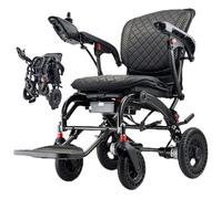Juodkeo Fauteuil roulant électrique pliable avec repose-pieds réglable, siège confortable ergonomique, moteur silencieux sans balais, pour seniors, handicapé,Regular