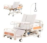 Juodkeo Lit d'hôpital électrique complet premium à 5 fonctions avec télécommande, hauteur réglable pour usage domestique, capacité robuste de 550 livres