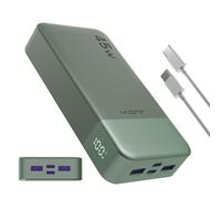 JUOVI Batterie Externe Charge Rapide, Batterie Externe 45w, Power Bank 20000mah, Batterie Externe USB C Charge, PD et QC Charge 4-Ports, avec Affichage LED pour Samsung iPhone 16 15 Pro Laptop