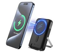 JUOVI Batterie Externe pour Magsafe Magnétique sans Fil - Compatible avec iPhone 16 15 14 13 12 et Samsung, Batterie Externe Induction 10000mAh Power Bank Charge Rapide 22.5W Chargeur Portable