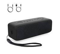 JUOVI Enceinte Bluetooth Portable Son Stéréo 20W, Enceinte sans Fil Bluetooth 6.0, Autonomie de 24H, Enceinte Waterproof IP68, Appairage TWS,Supporte la Carte TF, AUX 3.5mm Enceinte Bluetooth Etanche