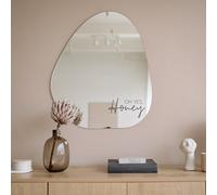 JuPaRo Autocollants miroir motivants pour miroirs et surfaces lisses You Are Enough, Happy Steht Dir | Amour de soi et affirmation (Oh yes Honey, grand)