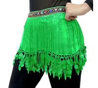 Jupe A Paillette Femme Foulard De Hanche à Paillettes pour La Danse du Ventre à ChaîNe De Taille pour Spectacles De Danse Et FêTes sur ScèNe