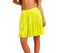 Jupe à paillettes pour danse du ventre - Ensemble de franges - Tenue de rave - Costume de danse - Mini jupe enveloppante - Pour femme et fille - Paillettes - Hawaï - Hula Herbe, #103, taille unique